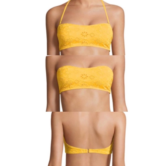 NWT Kate Spade Eyelet Saffron Bikini Set - Picture 3 of 7